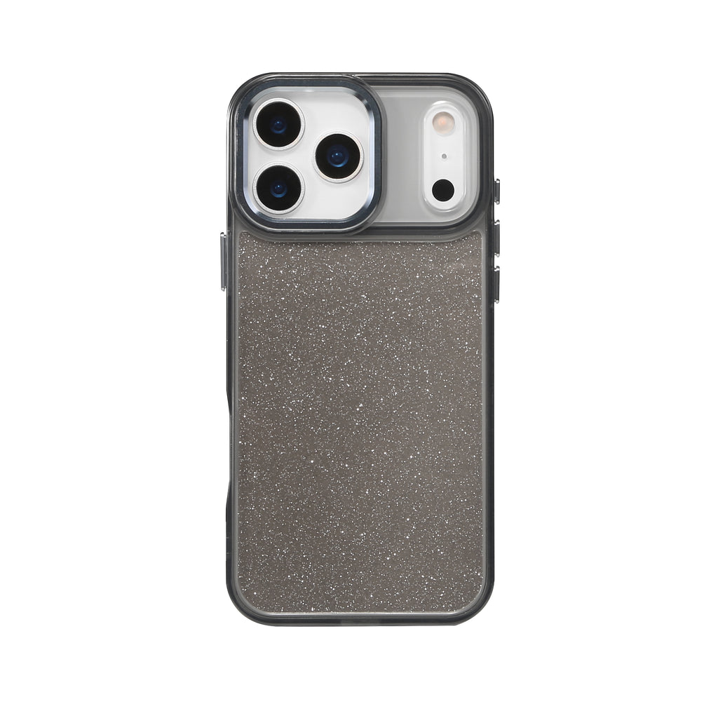 iPhone 17 Pro Max Funda transparente con purpurina delicada
