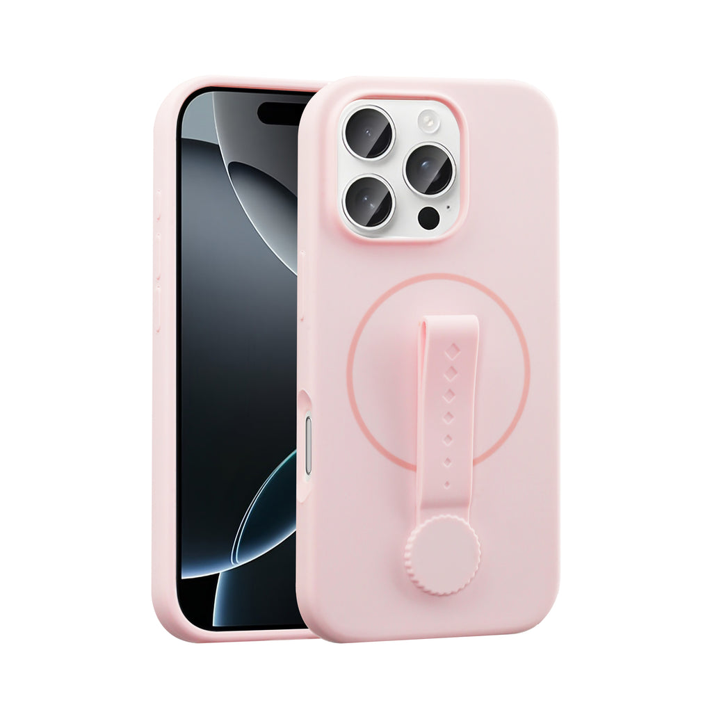 iPhone 16 Funda de Silicona Magnética con Cuerda