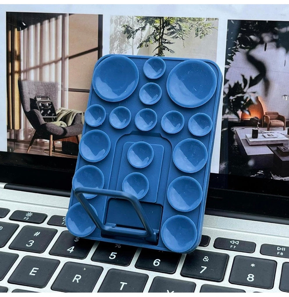 Soporte de teléfono con ventosas de silicona multifuncional