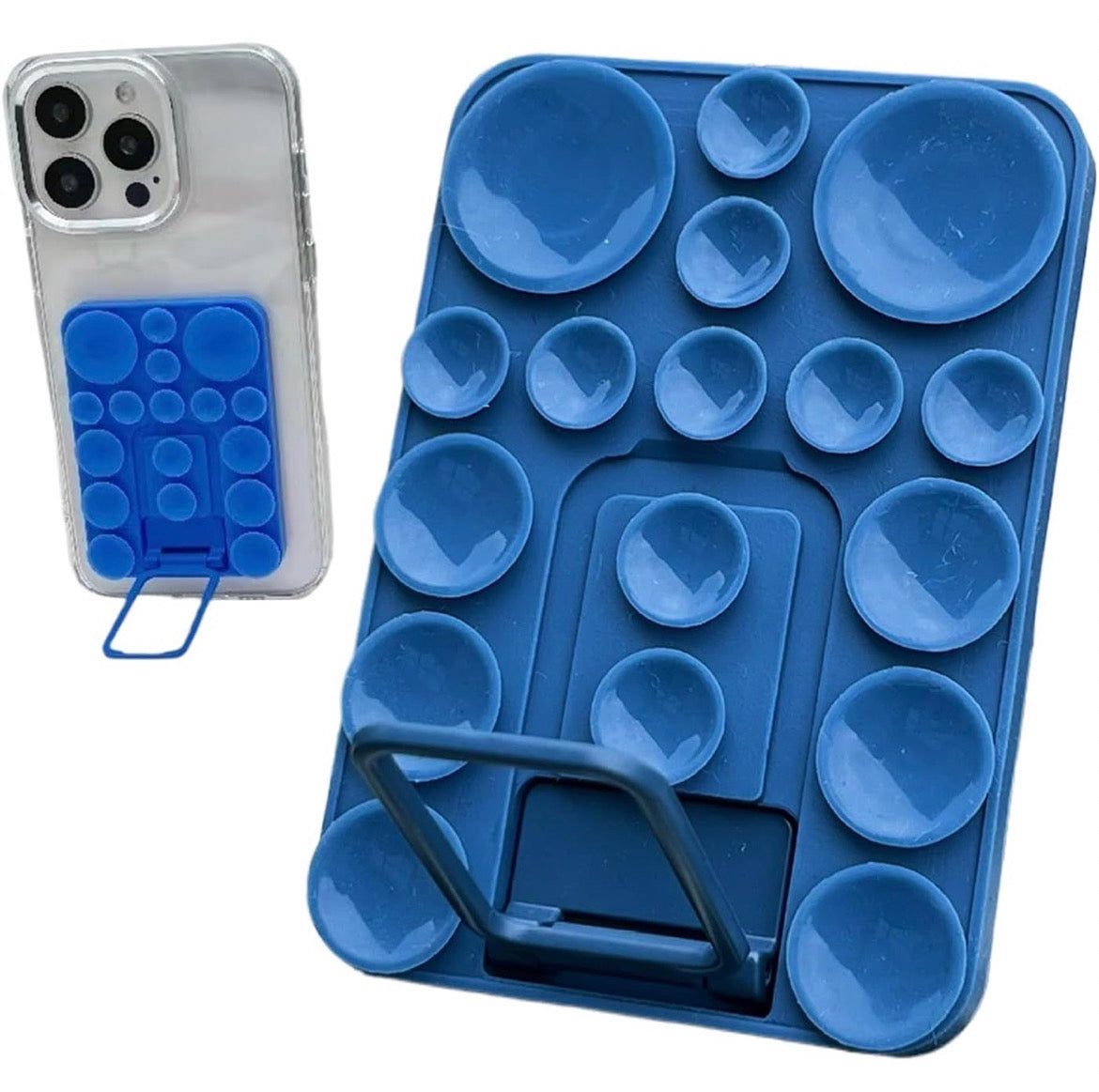 Soporte de teléfono con ventosas de silicona multifuncional