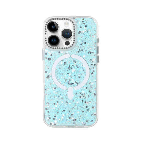 iPhone 17 Funda Purpurina con MagSafe