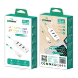 Adaptador HUB 4EN1 USB a USB 3.0 HU-03
