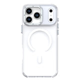 iPhone 17 Funda Magsafe Transparente Cristalina con Soporte de Cámara