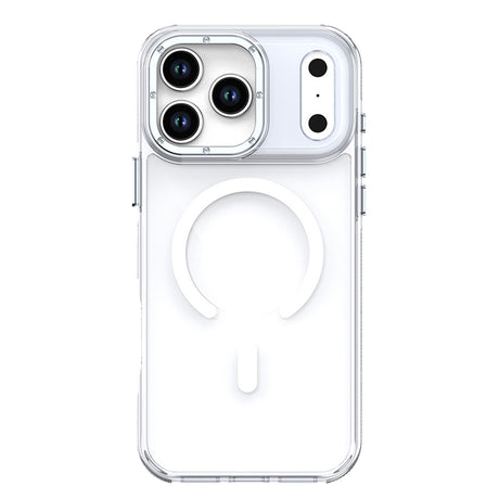 iPhone 17 Funda Magsafe Transparente Cristalina con Soporte de Cámara
