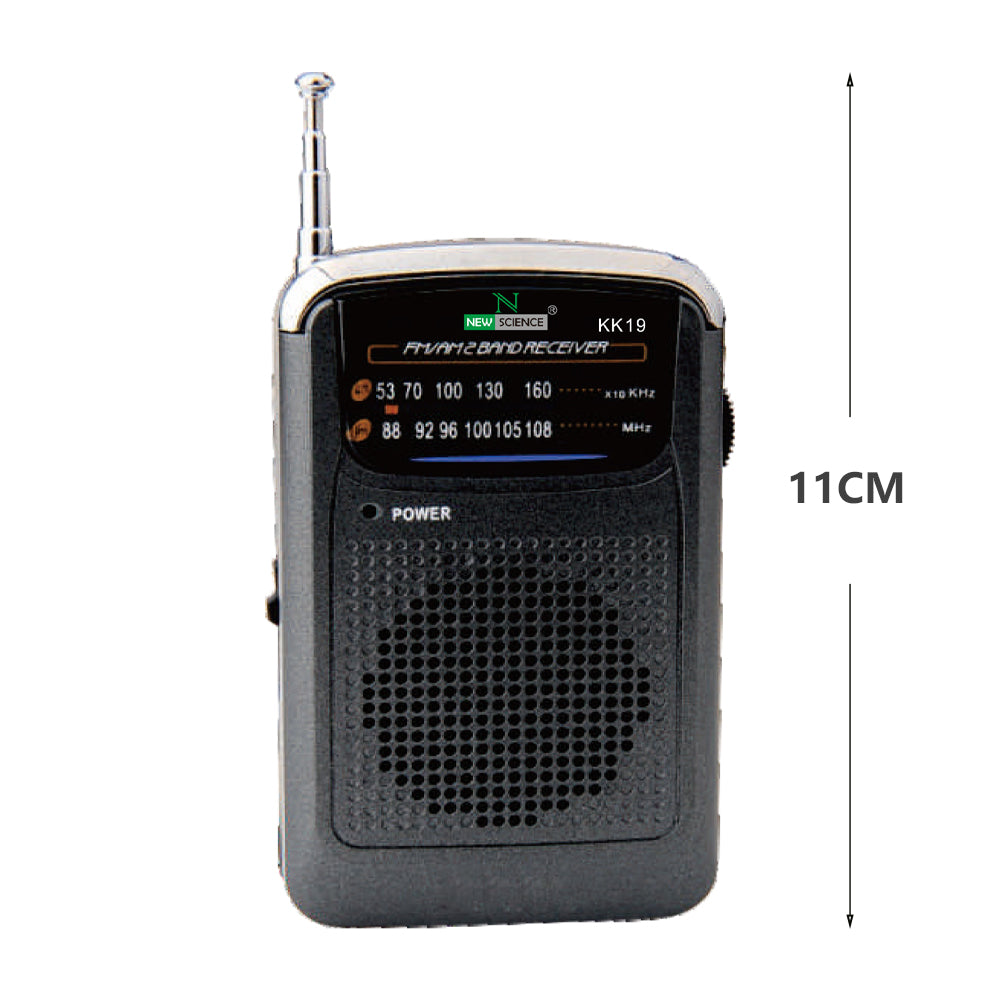 Mini Radio AM/FM Portátil KK19