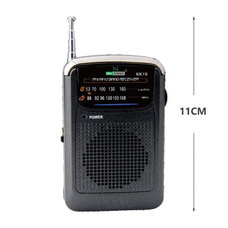Mini Radio AM/FM Portátil KK19