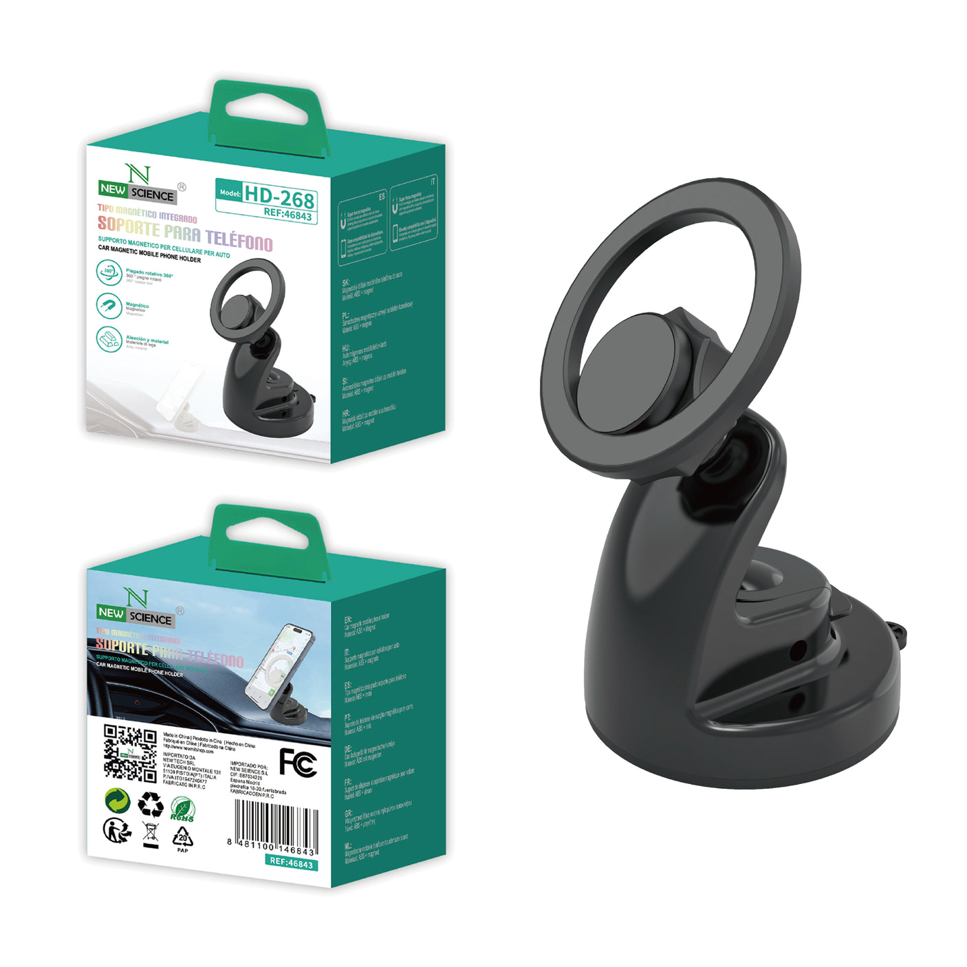 Soporte Magnetico Magsafe para Coche HD-268