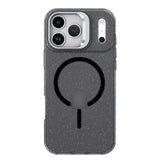 iPhone 17 Funda Transparente con Purpurina y MagSafe