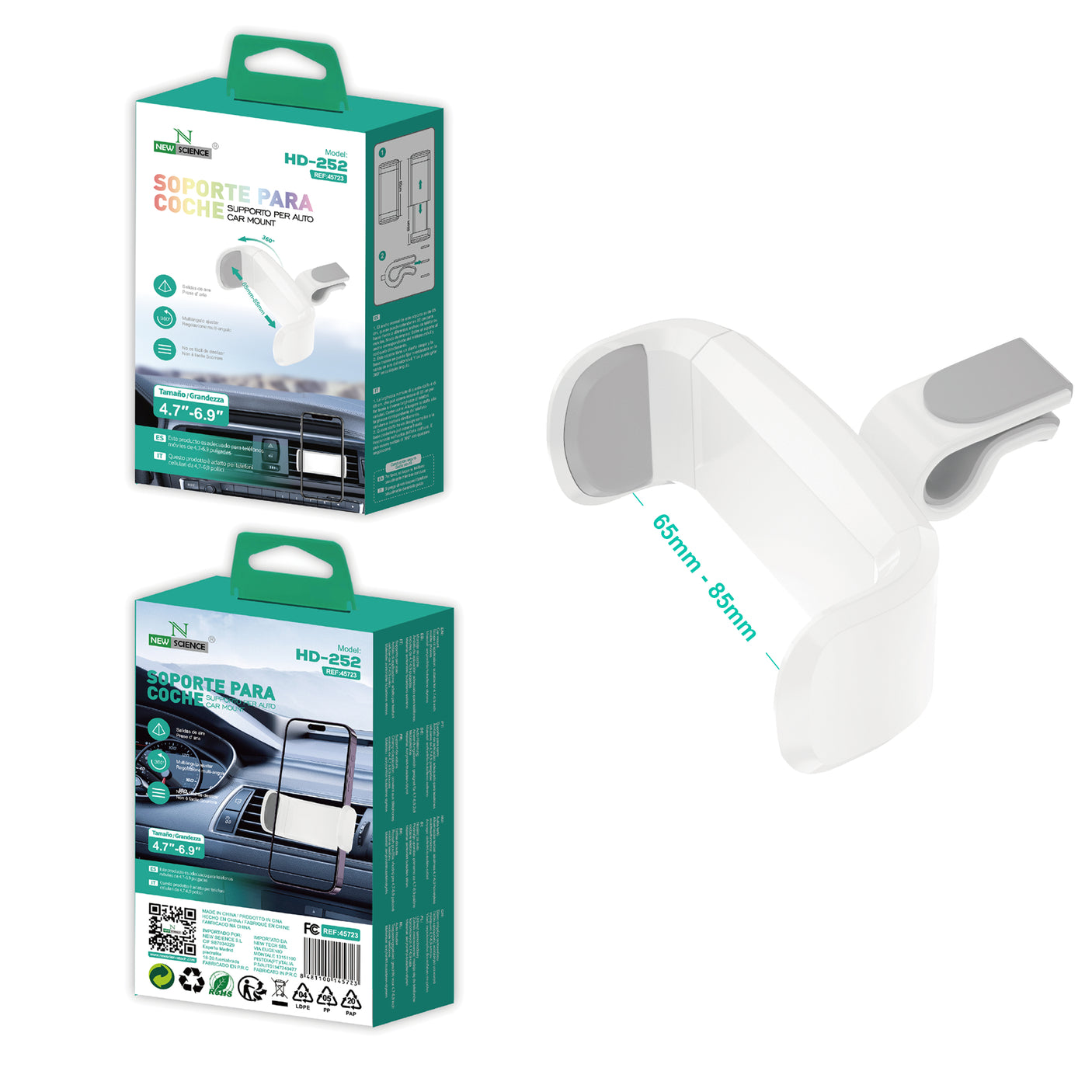 Soporte Coche Rejilla AC HD-252