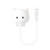 Luz Nocturna con Voz Inteligente Diseño Gato DL-57