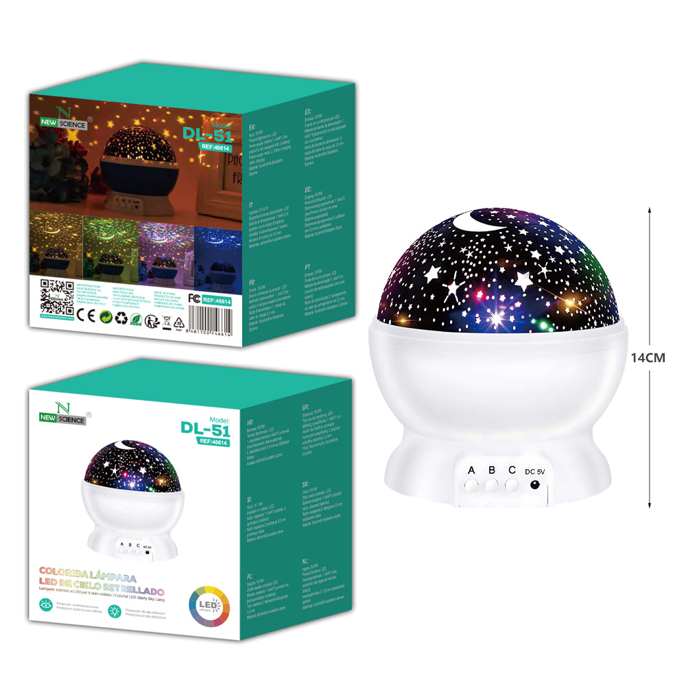 Lámpara Ambiente LED Colores de Cielo Estrellado DL-51
