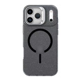 iPhone 16 Funda Transparente con Purpurina y MagSafe