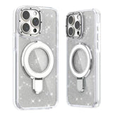 iPhone 17 Carcasa Magsafe Brillante con Soporte Plegable