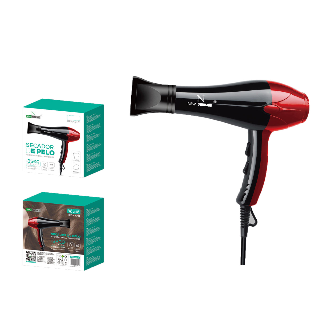 Hair Dryer 3500W Model 3303 