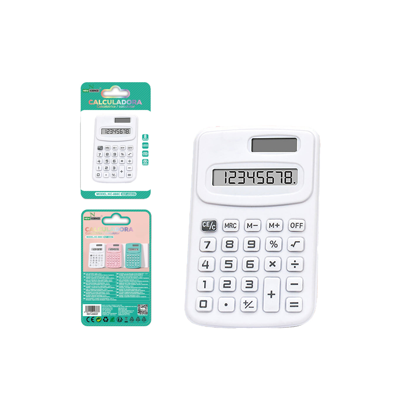 Mini Calculadora KC-888C