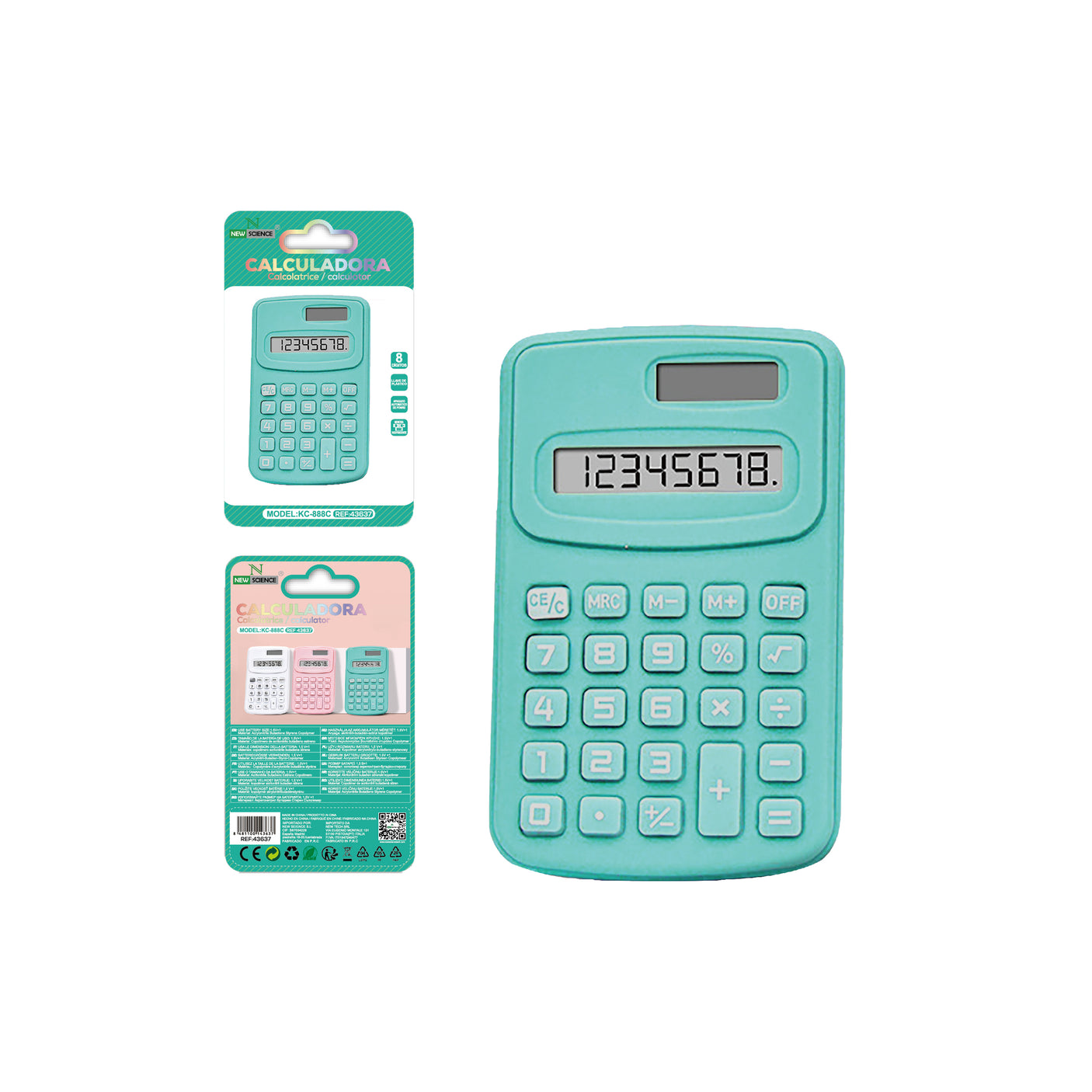 Mini Calculadora KC-888C
