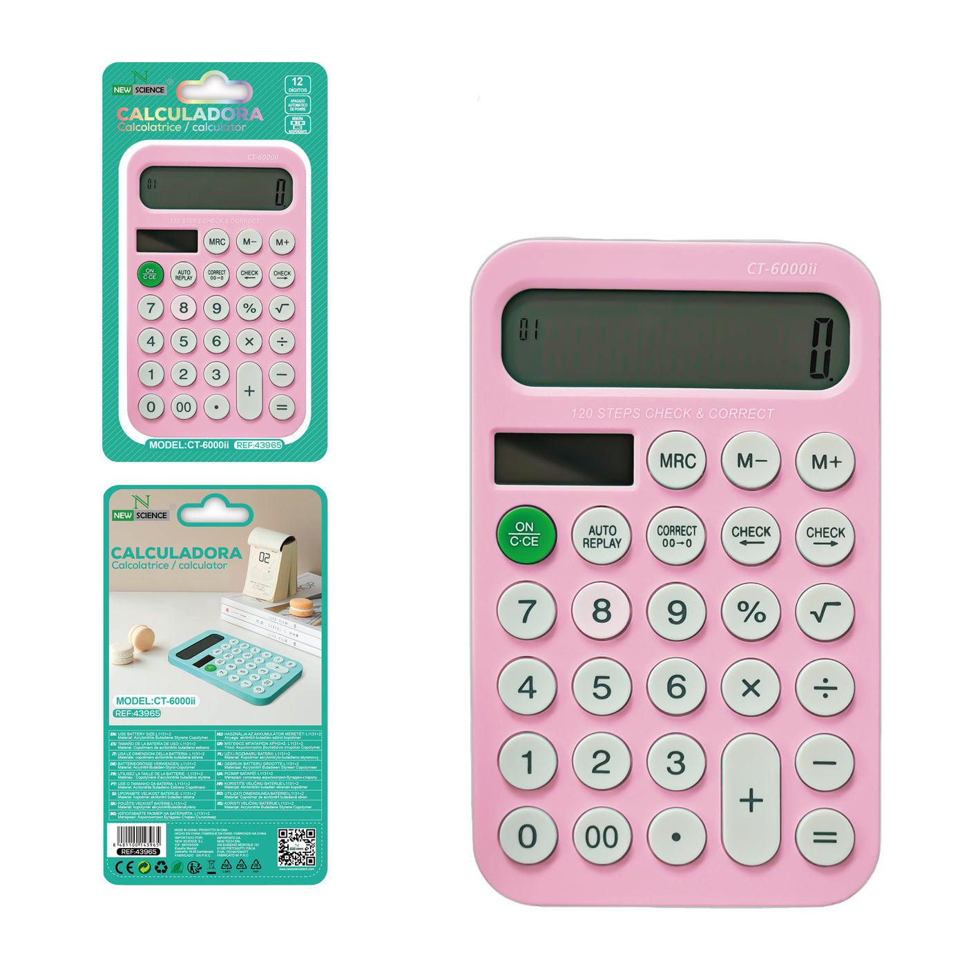 Calculadora 12 Dígitos CT-6000ii