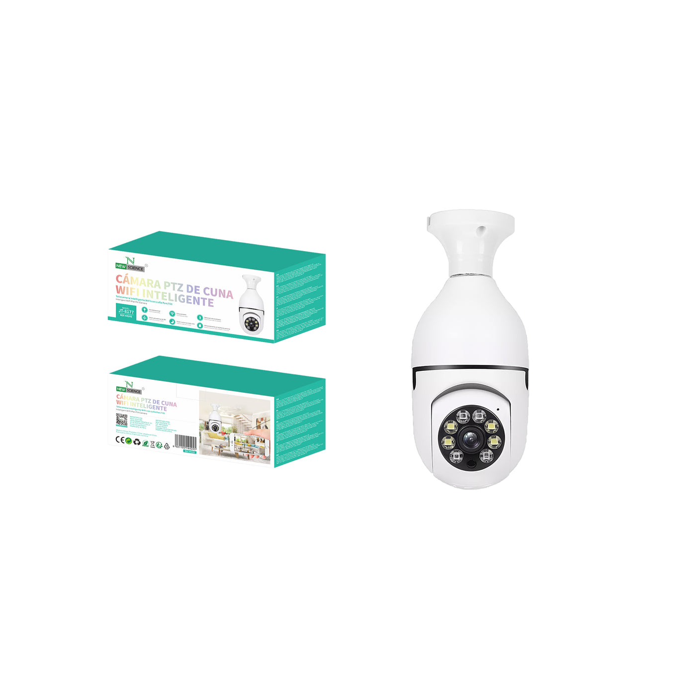 Cámara de Vigilancia con Rotación PTZ JT-8177
