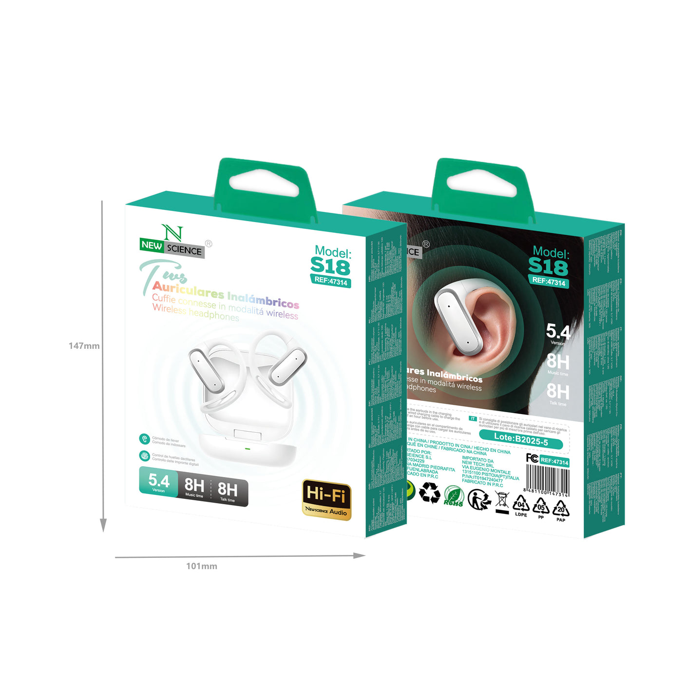 Auriculares Deportivos Inalámbricos S18