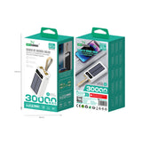 DX157 Solar Power Bank 30,000mAh 5V/2A 4-USB Output