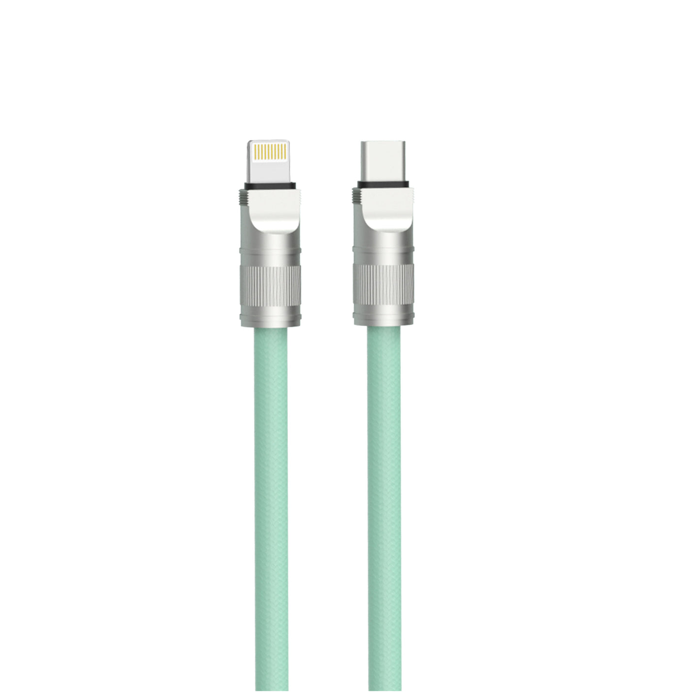 Cable Correa Nylon Trenzado PD USB-C a Lightning iPhone 27W 30CM, Modelo H-2
