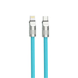 Cable Correa Nylon Trenzado PD USB-C a Lightning iPhone 27W 30CM, Modelo H-2