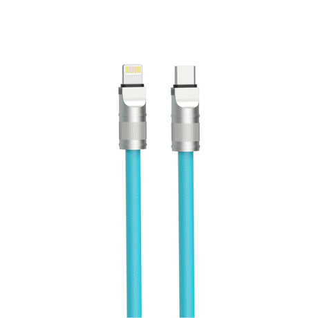 Cable Correa Nylon Trenzado PD USB-C a Lightning iPhone 27W 30CM, Modelo H-2