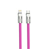 Cable Correa Nylon Trenzado PD USB-C a Lightning iPhone 27W 30CM, Modelo H-2