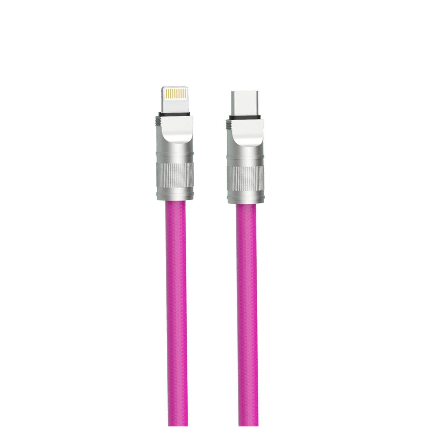 Cable Correa Nylon Trenzado PD USB-C a Lightning iPhone 27W 120CM, Modelo H-2
