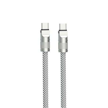 Cable Correa Nylon Trenzado PD USB-C a Type C 65W 30CM, Modelo X-9