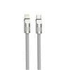 Cable Correa Nylon Trenzado PD USB-C a Lightning iPhone 27W 30CM, Modelo H-2