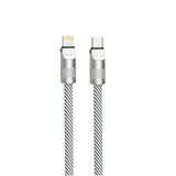 Cable Correa Nylon Trenzado PD USB-C a Lightning iPhone 27W 30CM, Modelo H-2