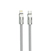 Cable Correa Nylon Trenzado PD USB-C a Lightning iPhone 27W 120CM, Modelo H-2