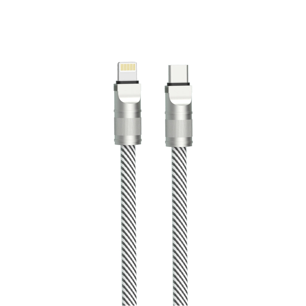 Cable Correa Nylon Trenzado PD USB-C a Lightning iPhone 27W 120CM, Modelo H-2