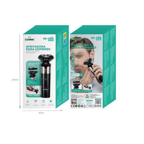 Afeitadora para Hombre Inalámbrica Modelo SK-368