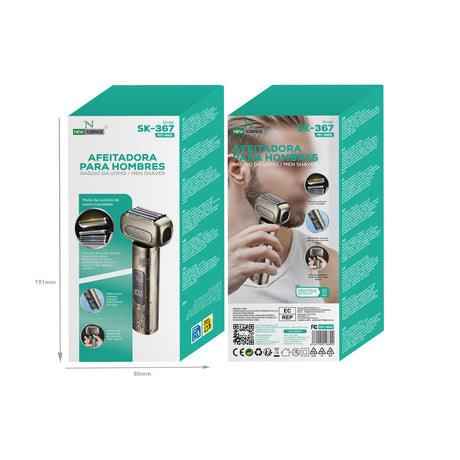 Afeitadora para Hombre Inalámbrica Modelo SK-367