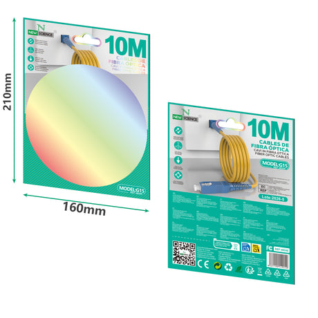 Cable de Fibra Óptica 10M Modelo:G15