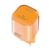Enchufe Adaptador PD USB-C 45W 3A Modelo AC-230 Naranja