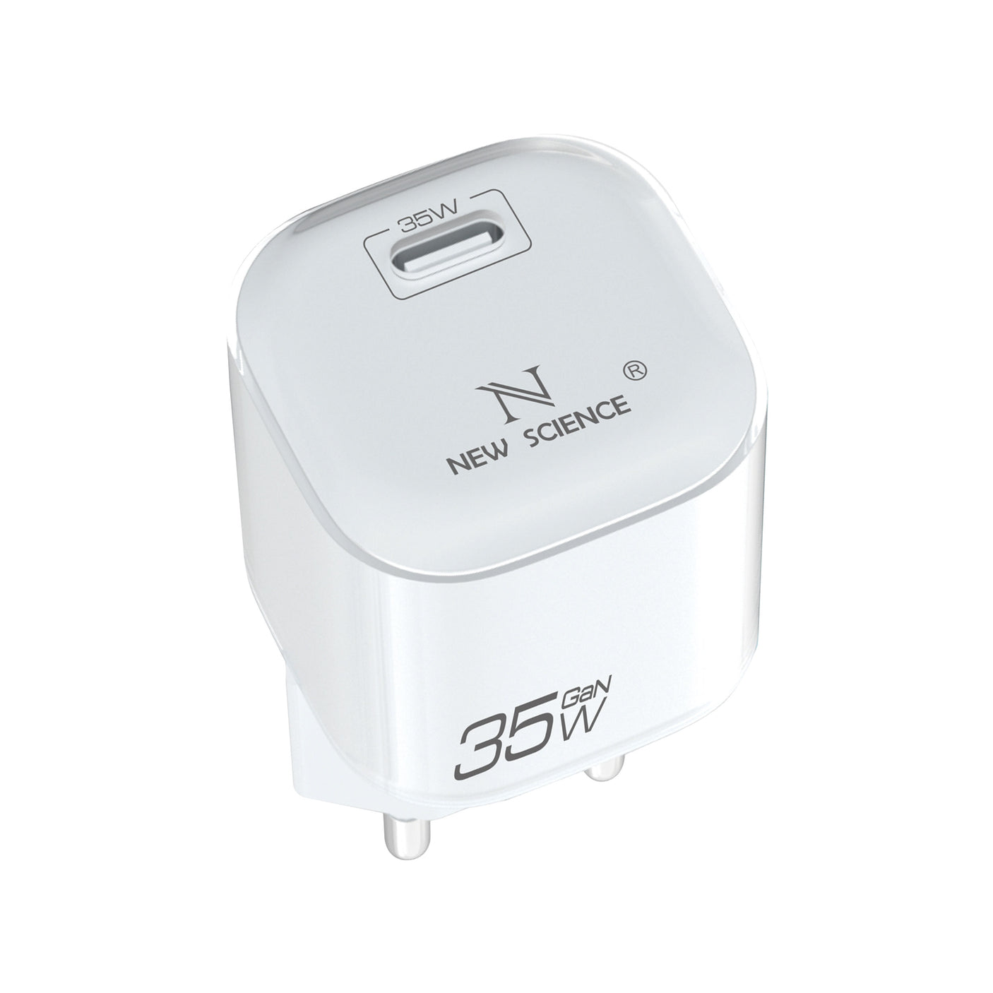 Enchufe PD USB-C 35W Modelo AC-232 BLANCO