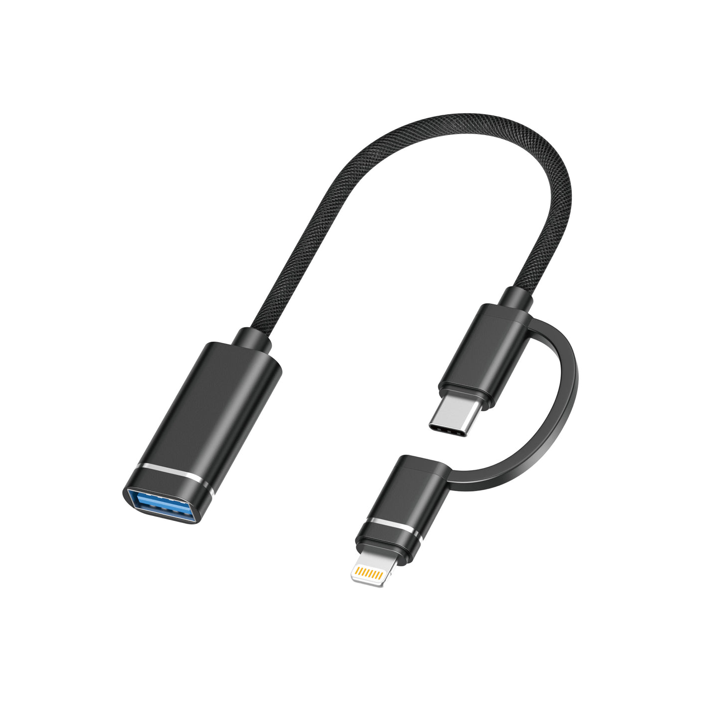 Adaptador USB 3.0 OTG con Salida Tipo C / iPhone Modelo A9