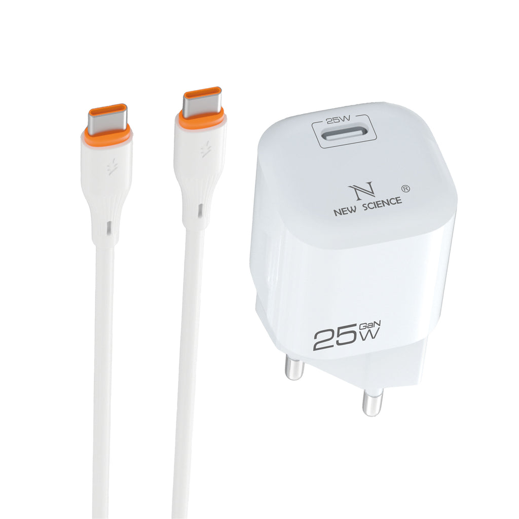 Cargador PD USB-C a Type C 25W AC-233