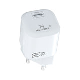 Enchufe PD USB-C 25W Modelo AC-233 BLANCO