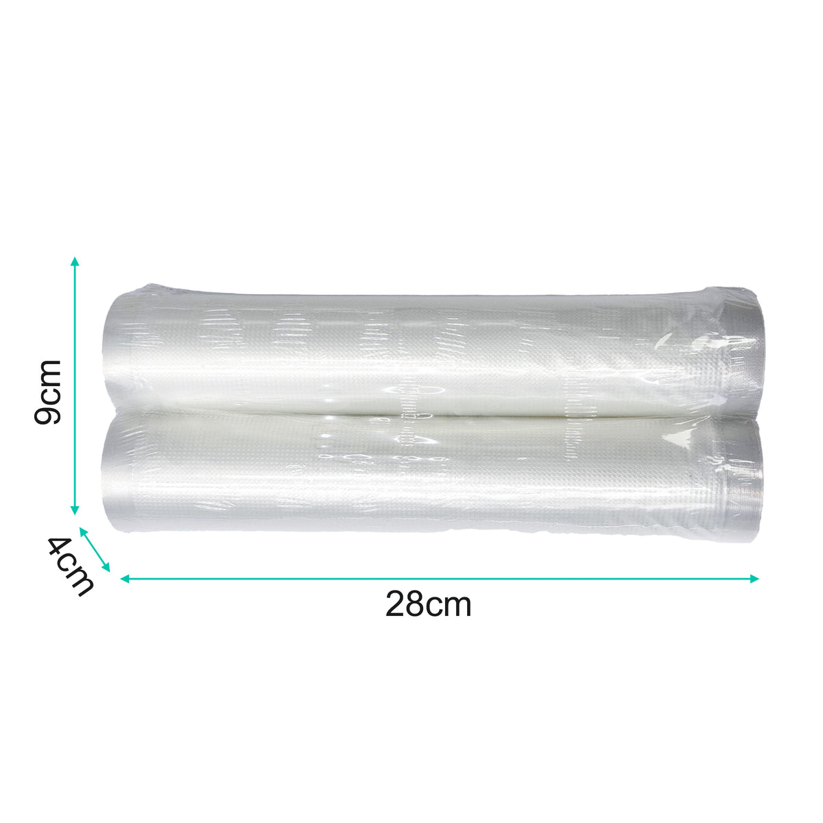 Bolsas de Recambio para Envasadora al Vacío -Pack 2 Rollos de 28 x 300 cm