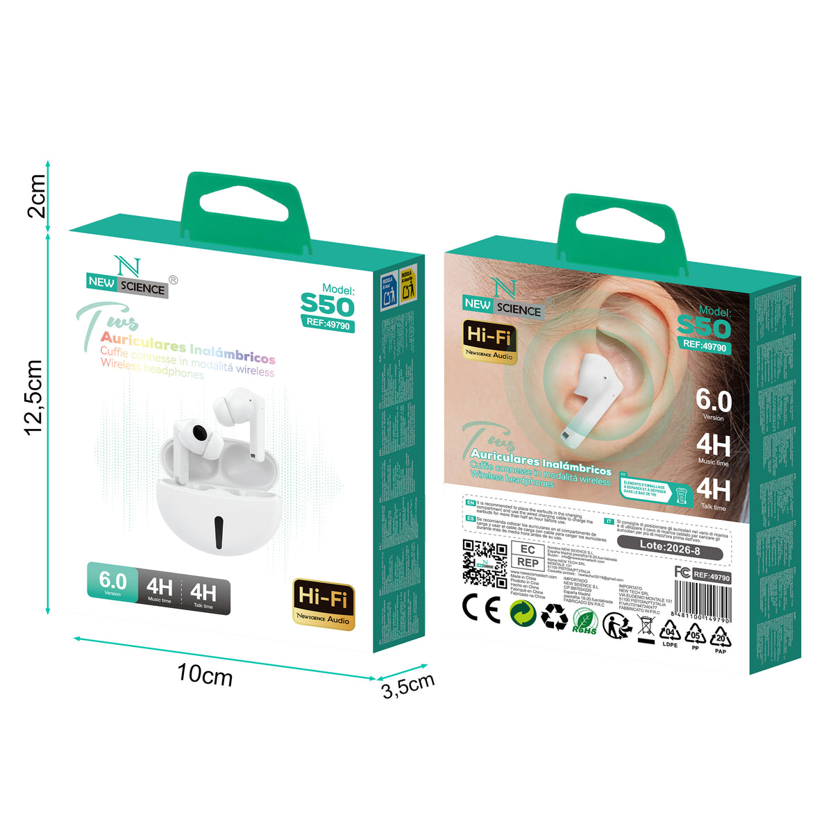 Auriculares Inalámbricos S50