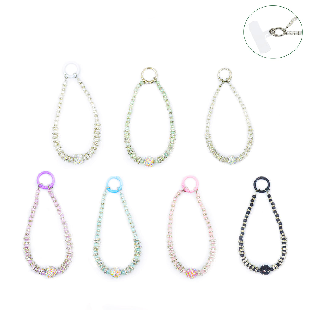Mobile phone pendant bracelet 30cm (Mix 5 pcs)