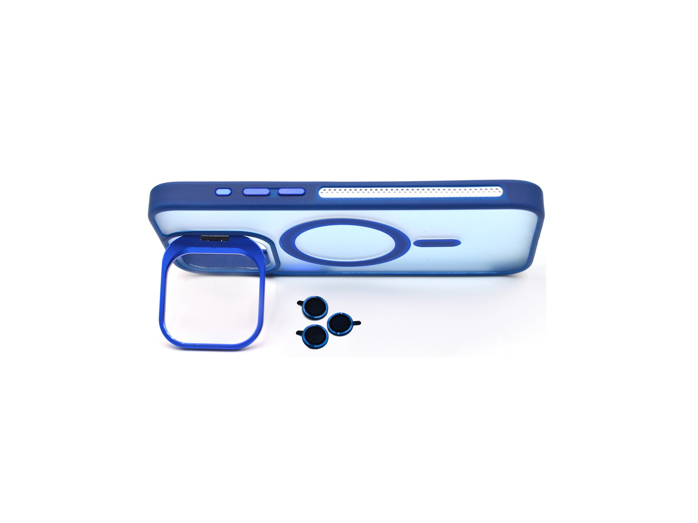 iPhone 16 Pro Max Magsafe Case with Camera Protection and Foldable Stand