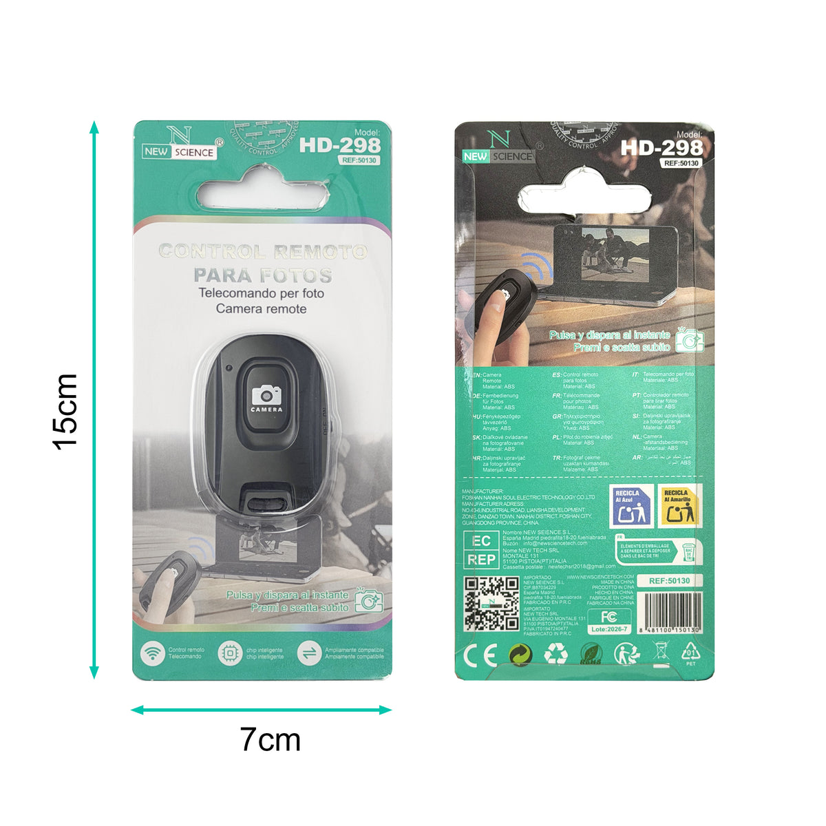 Control remoto HD-298