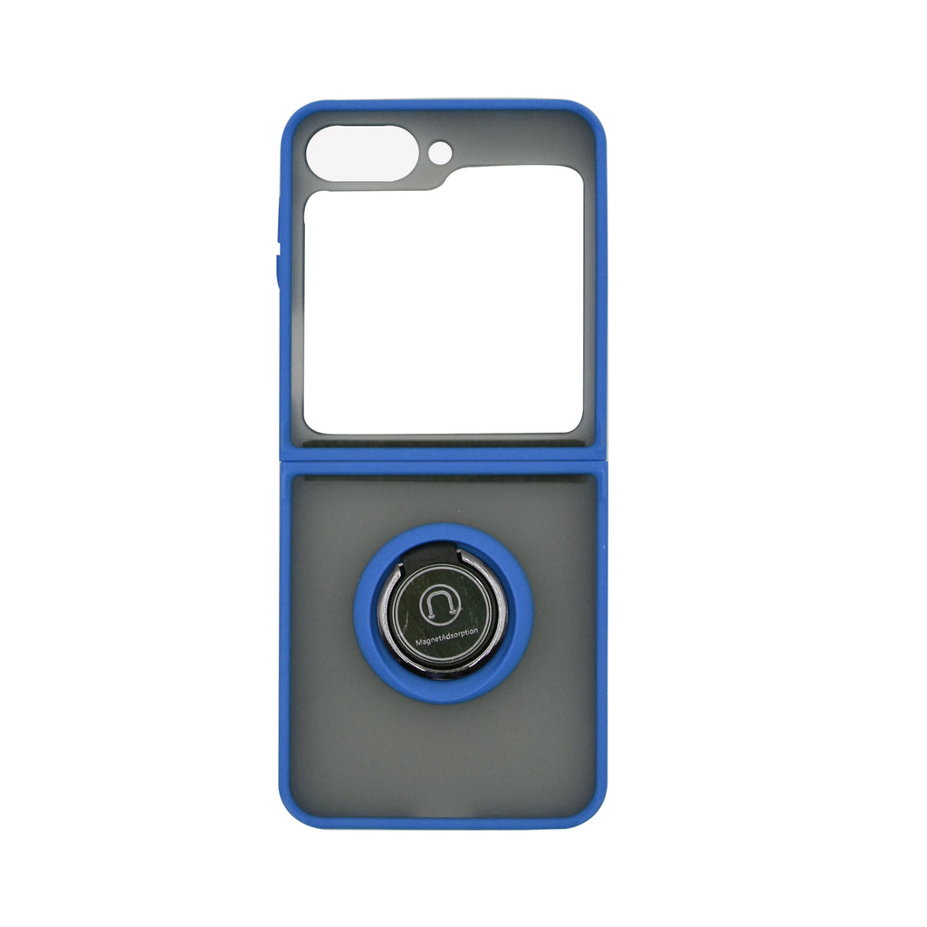 Samsung Z Fold 5 Carcasa con Soporte de Anillo Metal