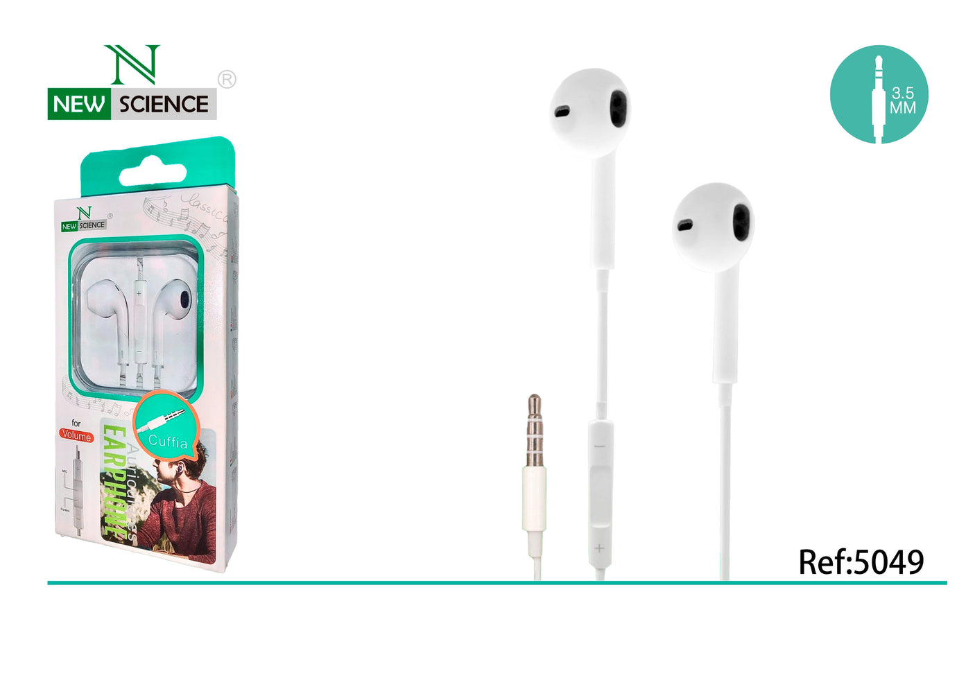 Headphones 3.5mm Jack TD-55