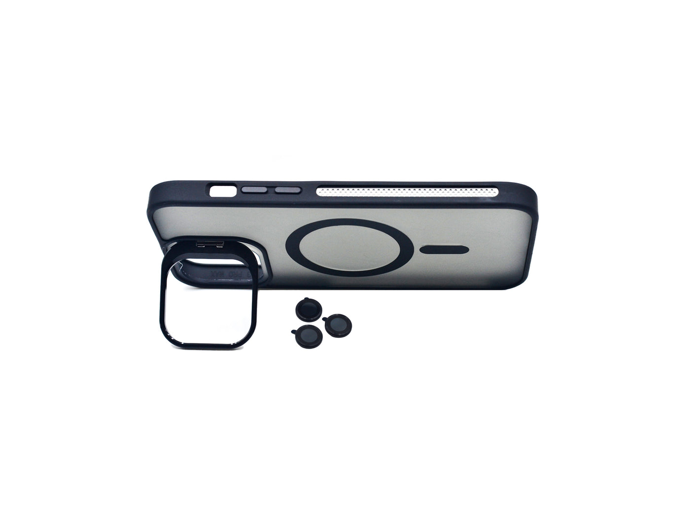 iPhone 16 Pro Max Magsafe Case with Camera Protection and Foldable Stand